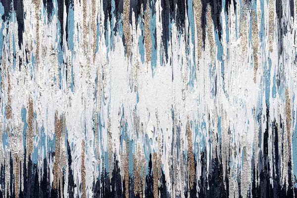 Linear Abstract: Silver Lining by Nikki Chauhan