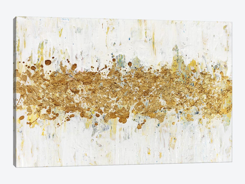Speckles of Gold by Nikki Chauhan 1-piece Canvas Wall Art