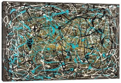 Tangled Canvas Art Print - Similar to Jackson Pollock