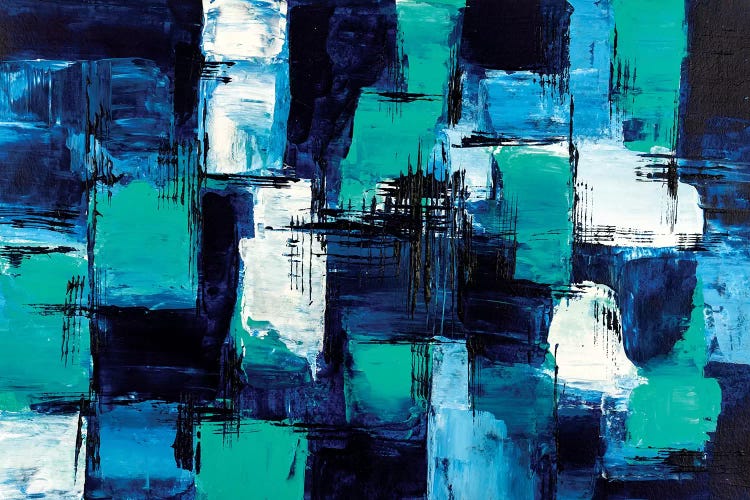 Blue & Teal by Nikki Chauhan wall art