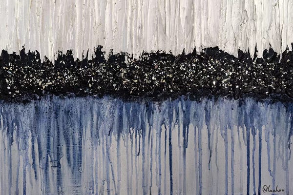 Black & White & Blue: Melting Ice by Nikki Chauhan