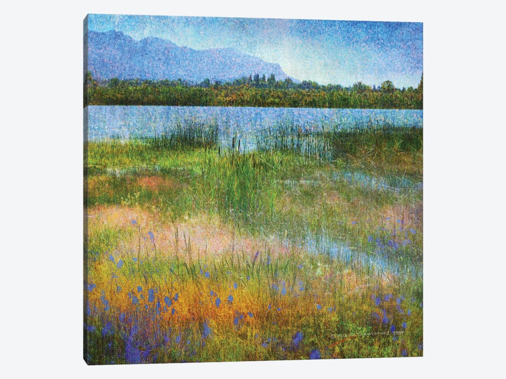Lake Near Mesa Verde by Christopher Vest 1-piece Canvas Art Print