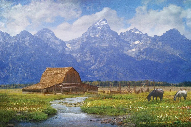 Moulton Barn by Christopher Vest wall art