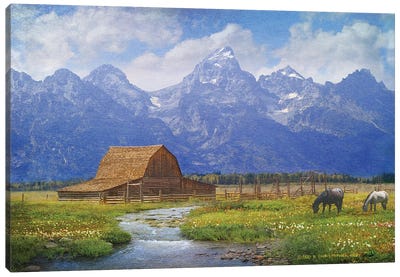 Moulton Barn Canvas Art Print