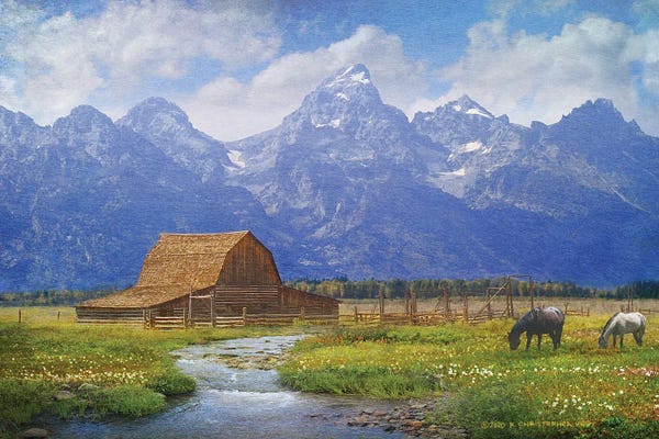 Rocky Mountains: Moulton Barn by Christopher Vest
