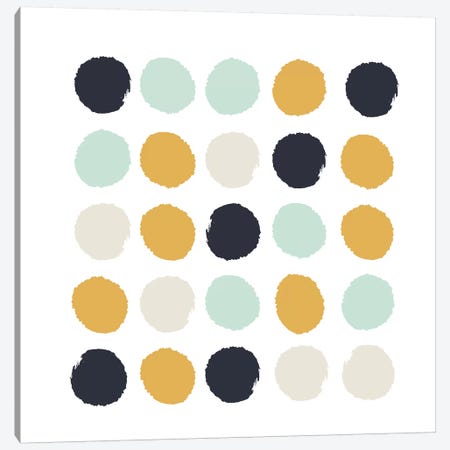 Tinsley Dots Canvas Print #CHW110} by Charlotte Winter Canvas Art