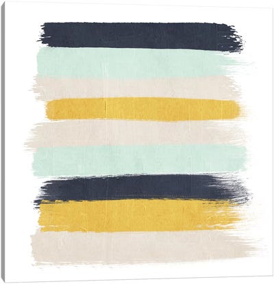 Tinsley Stripes Canvas Art Print - Stripe Patterns