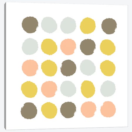 Upton Dots Canvas Print #CHW113} by Charlotte Winter Canvas Artwork