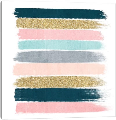 Zara Canvas Art Print - Stripe Patterns