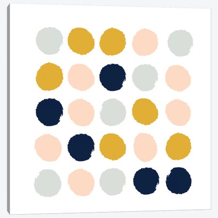 Esther Dots Canvas Print #CHW32} by Charlotte Winter Canvas Artwork
