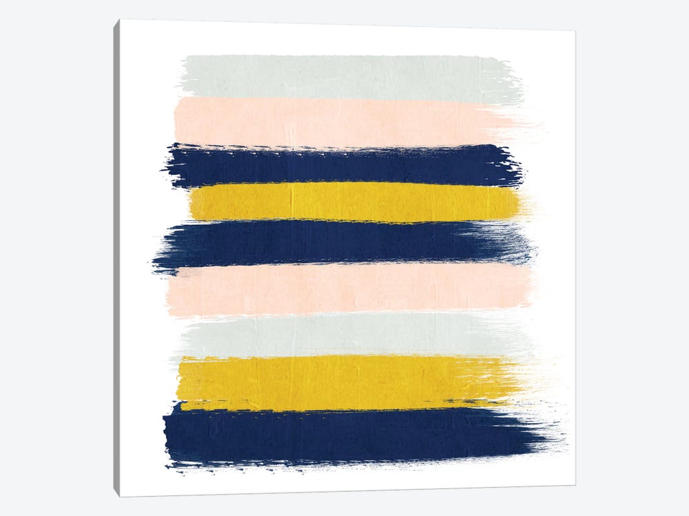 Esther Stripes by Charlotte Winter 1-piece Canvas Art