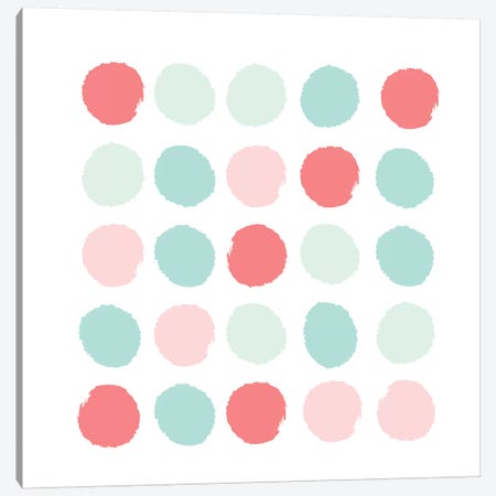 Florence Dots Canvas Print #CHW36} by Charlotte Winter Canvas Art Print