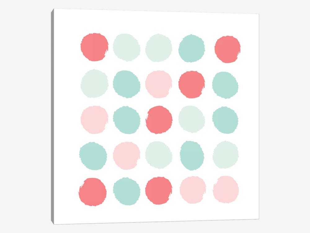 Florence Dots by Charlotte Winter 1-piece Canvas Print