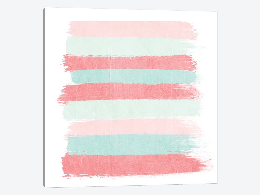 Florence Stripes by Charlotte Winter 1-piece Canvas Wall Art