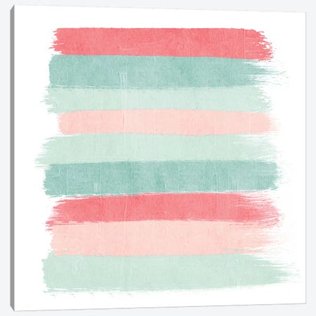 Joro Stripes Canvas Print #CHW49} by Charlotte Winter Art Print