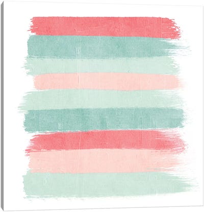 Joro Stripes Canvas Art Print - Charlotte Winter