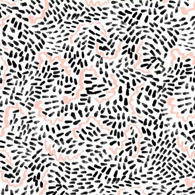 Katli B&W by Charlotte Winter canvas print