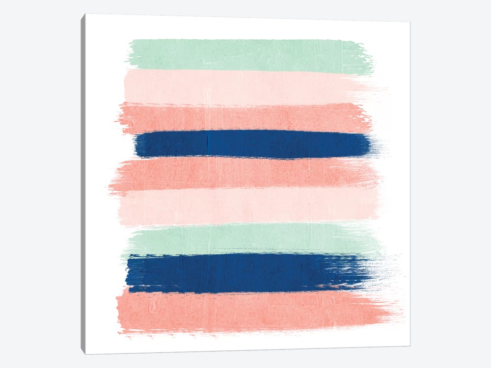 Kiela Stripes by Charlotte Winter 1-piece Canvas Artwork