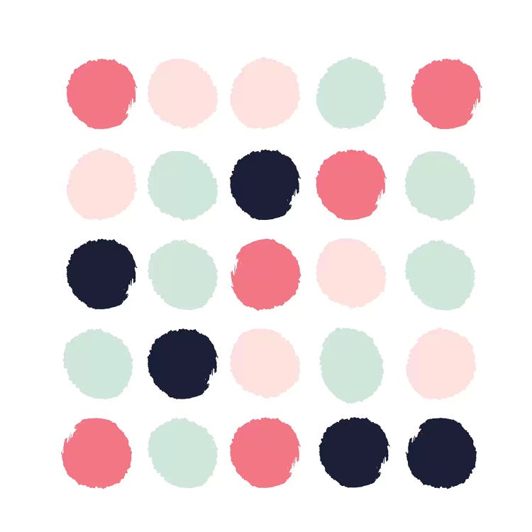 Loral Dots by Charlotte Winter wall art