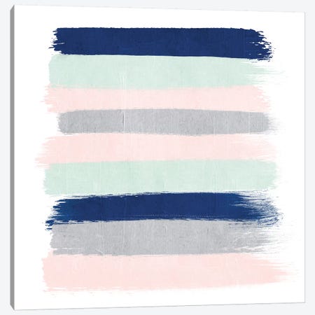 Melia Stripes Canvas Print #CHW69} by Charlotte Winter Art Print