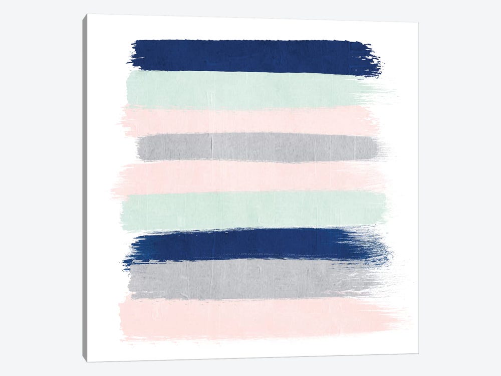Melia Stripes by Charlotte Winter 1-piece Canvas Print