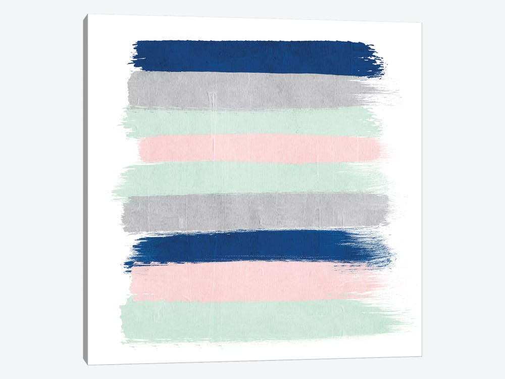 Ostara Stripes by Charlotte Winter 1-piece Canvas Art