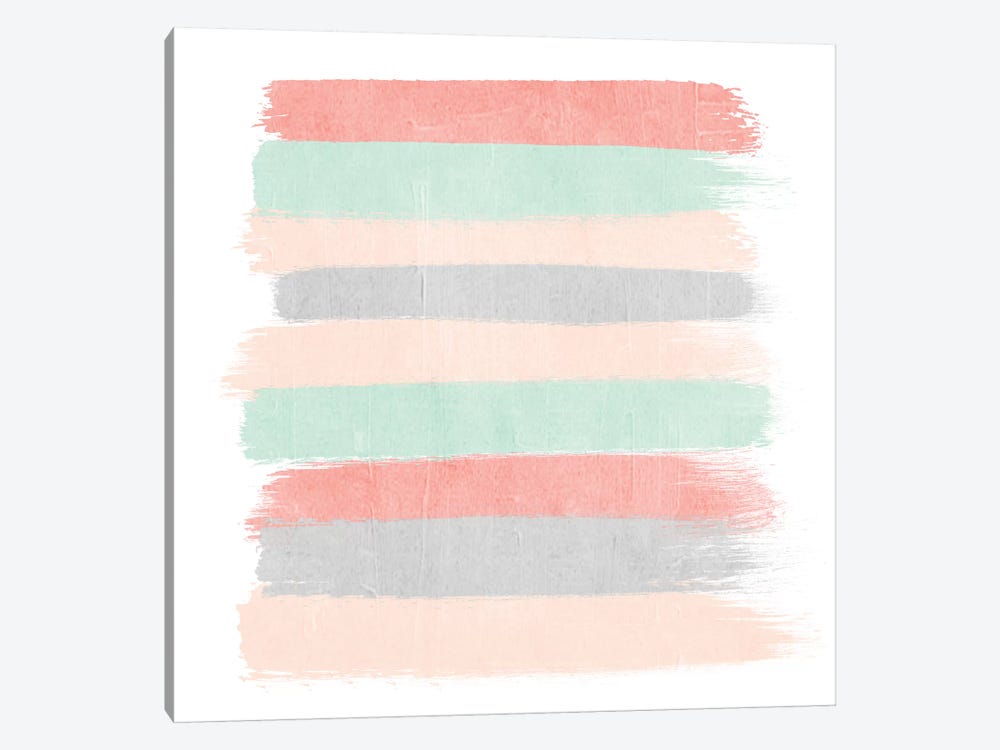 Pippa Stripes by Charlotte Winter 1-piece Canvas Wall Art