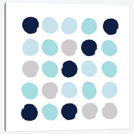 Riley Dots Canvas Print #CHW92} by Charlotte Winter Canvas Artwork