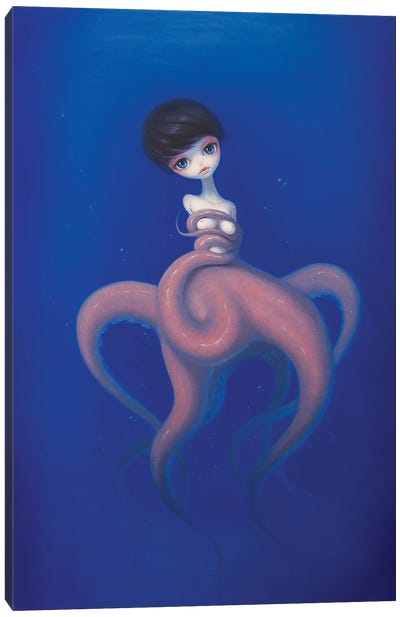 Sink Into The Deeper Sea Canvas Art Print - Chen Hongzhu