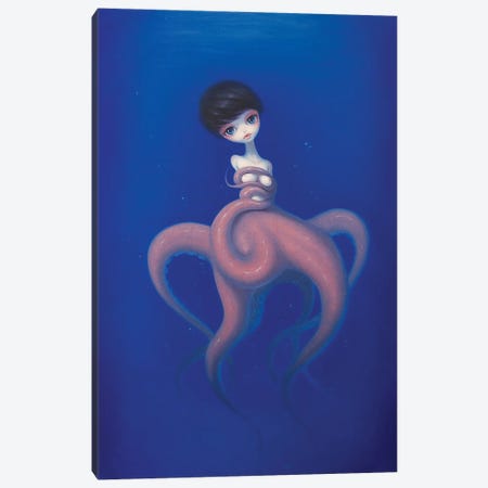 Sink Into The Deeper Sea Canvas Print #CHZ24} by Chen Hongzhu Canvas Print