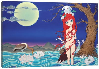 Moonlight Canvas Art Print - Chen Hongzhu