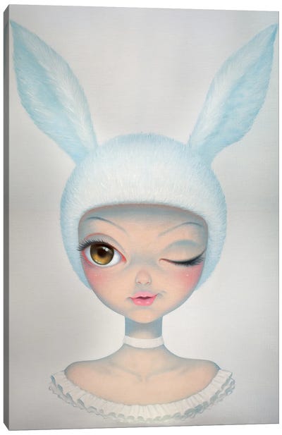 Mysterious Rabbit Canvas Art Print - Chen Hongzhu