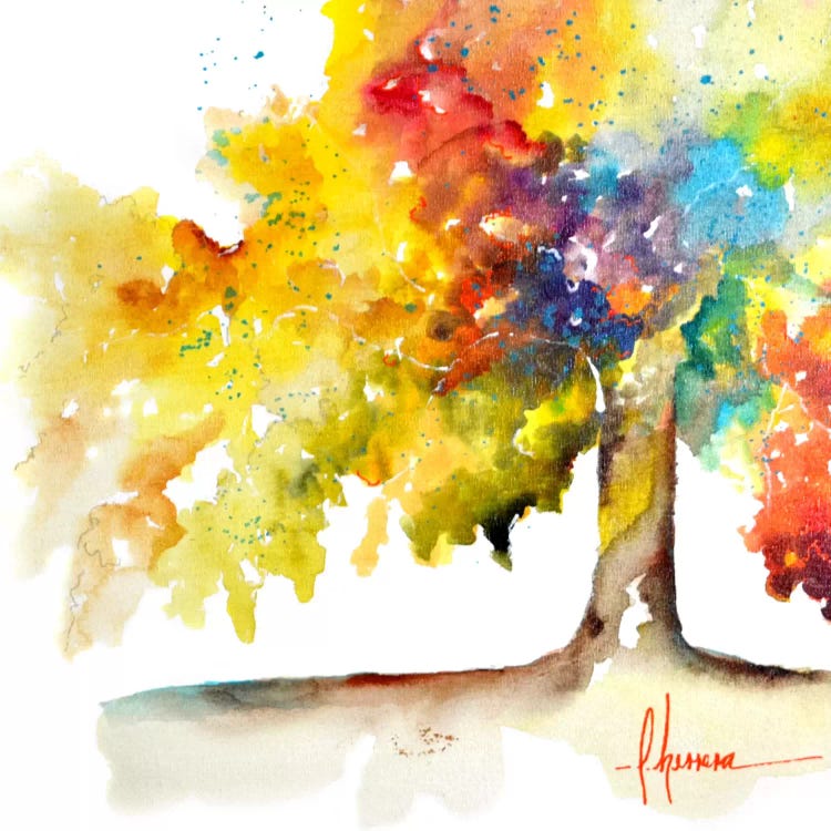 Rainbow Trees I by Leticia Herrera wall art