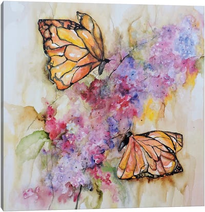 Dos Monarchas Canvas Art Print