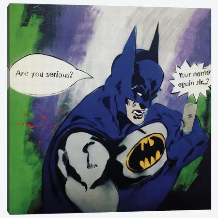 Batman Identity Crisis II Canvas Print #CIC133} by Cicero Spin Canvas Wall Art