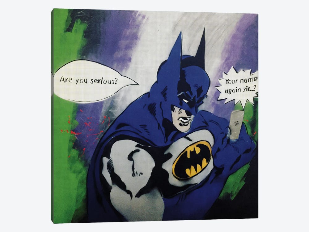 Batman Identity Crisis II by Cicero Spin 1-piece Canvas Art Print