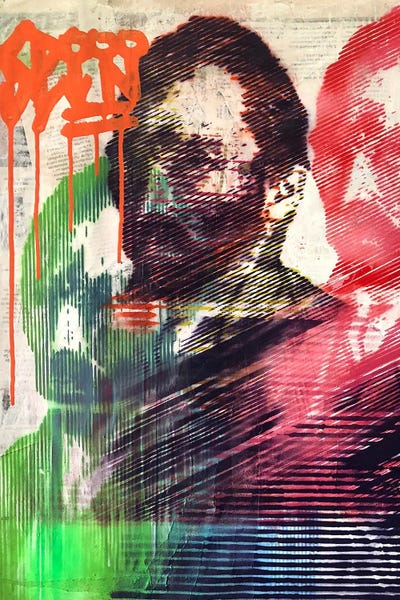 Van Gogh Interference by Cicero Spin canvas print