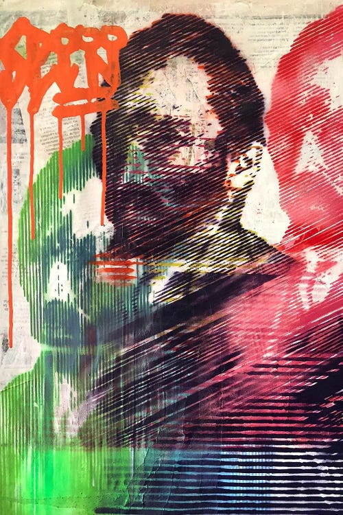 Van Gogh Interference by Cicero Spin wall art
