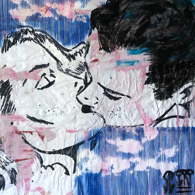 Blue Love by Cicero Spin wall art