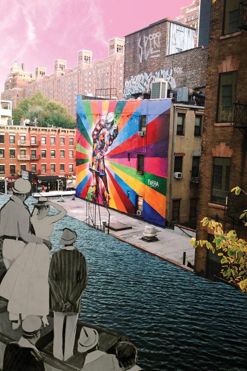 Time Flow Illusion Series by Cicero Spin wall art
