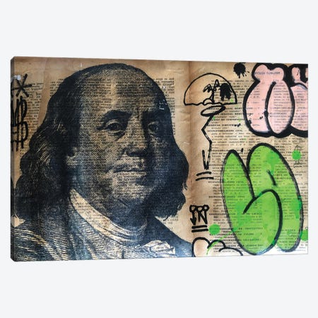 Money Canvas Print #CIC44} by Cicero Spin Canvas Art Print