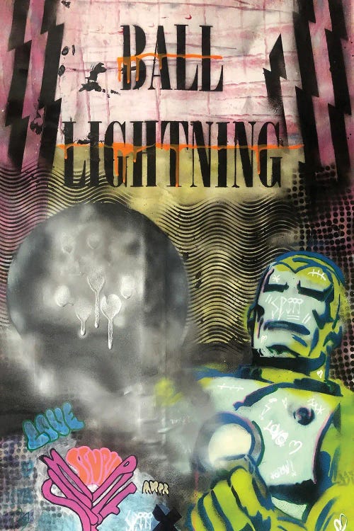 Comics Ball Lightning Ironman Graffiti Throwup