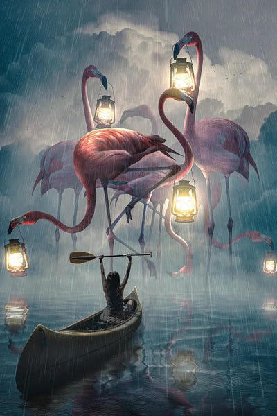 Large Photography - Canvas Prints: Uncharted Waters by Adam Cousins