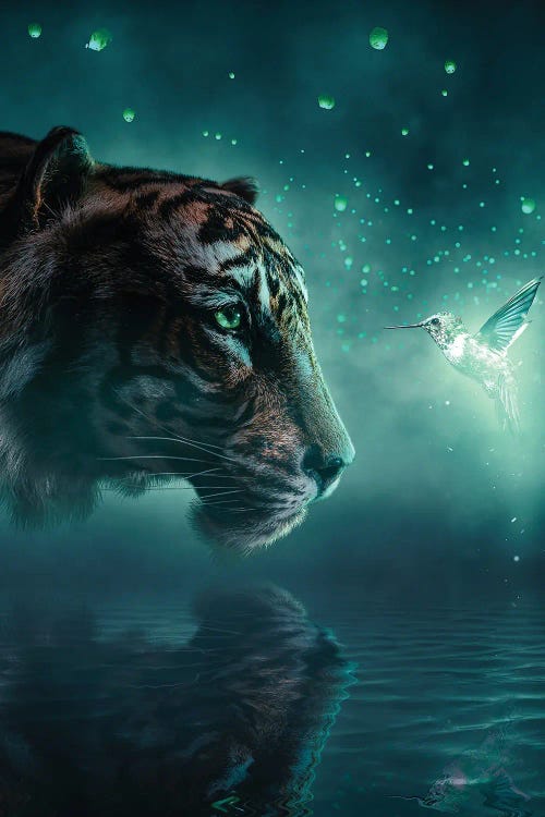 Year Of The Tiger by Adam Cousins wall art