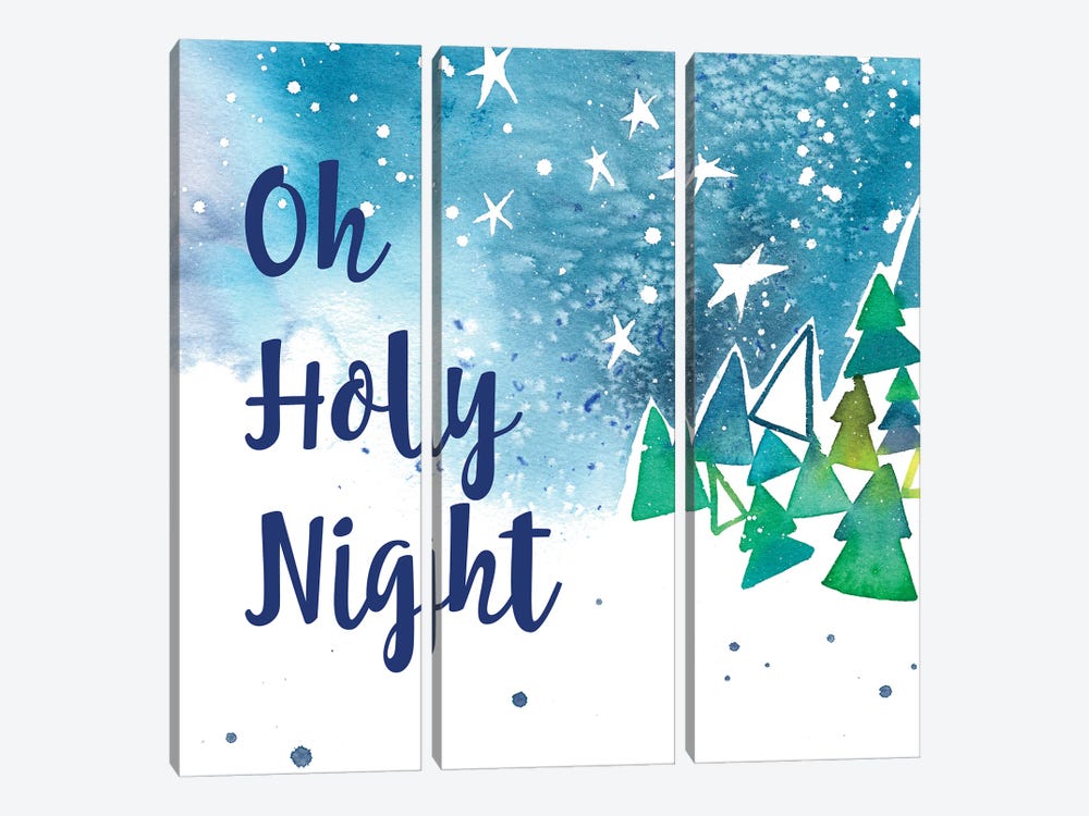 Oh Holy Night by CreativeIngrid 3-piece Canvas Artwork