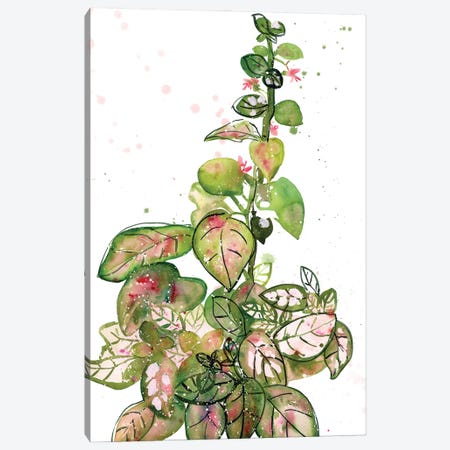 Pink Polka Dot Canvas Print #CIG108} by CreativeIngrid Canvas Art
