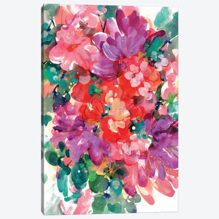 Bright Bloom Canvas Print #CIG10} by CreativeIngrid Canvas Print