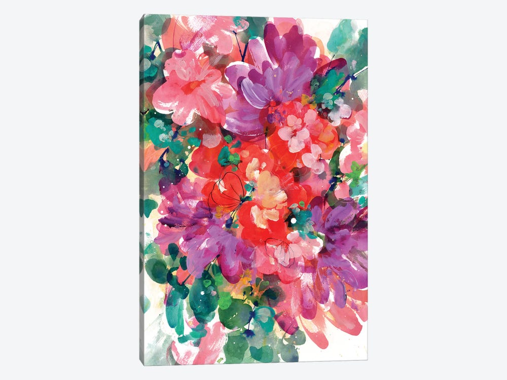Bright Bloom by CreativeIngrid 1-piece Canvas Artwork