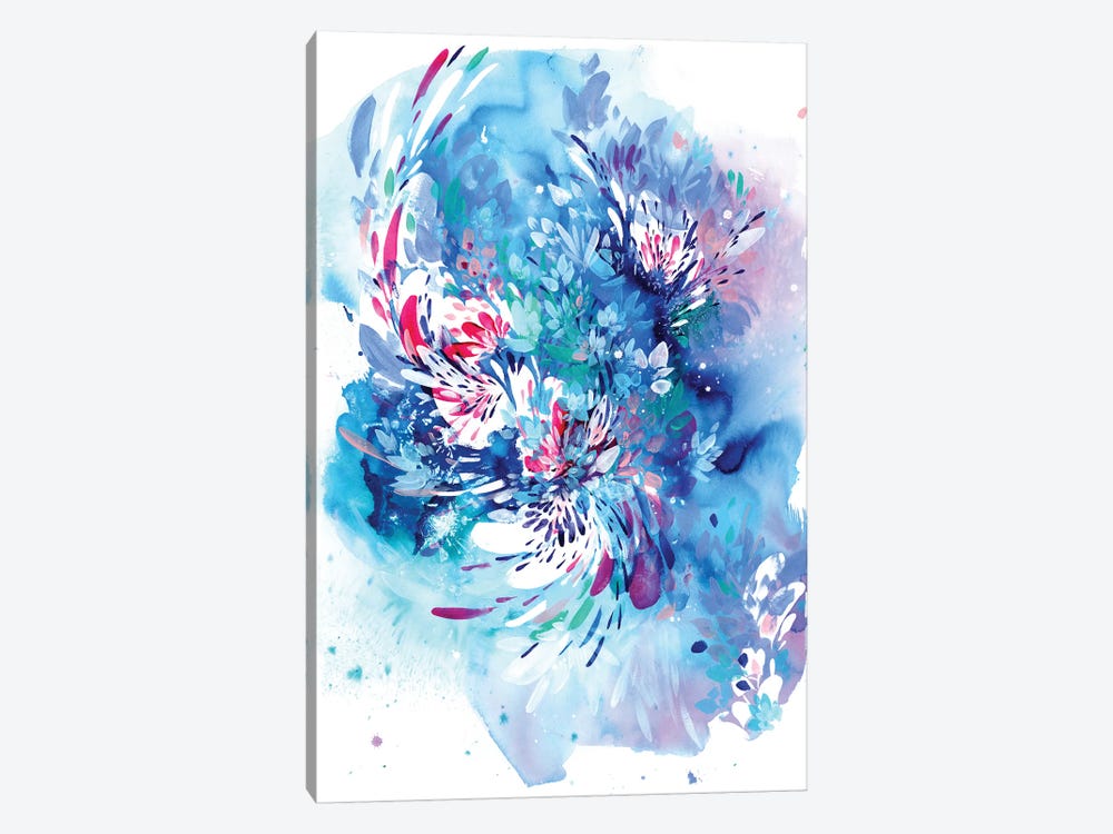 Floral Wave by CreativeIngrid 1-piece Art Print