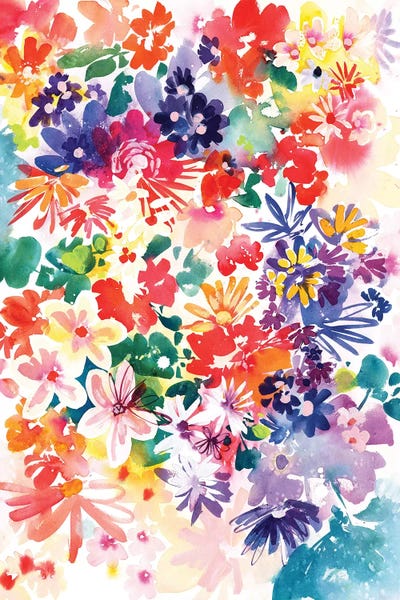 Floral & Botanical Patterns: Garden In Bloom by CreativeIngrid